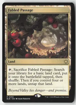 MTG - Fabled Passage R Bloomburrow 252 LP-NM - Image 1