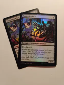 2x Venomized Cat Foil 0072 Mtg Magic The Gathering - Image 1