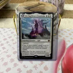 Magic The Gathering Mythic Rare Ojer Taq, Deepest Foundation Near Mint Packfresh - Image 1