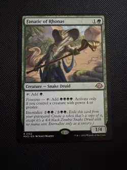 Fanatic of Rhonas Modern Horizons 3 Near Mint Condition MTG - Image 1
