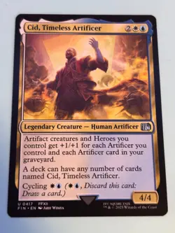 1x Cid, Timeless Artificer (0417) - Final Fantasy - Regular - Uncommon - Image 1