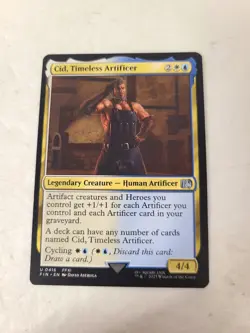 Cid, Timeless Artificer (0416) Final Fantasy Magic The Gathering Uncommon - Image 1