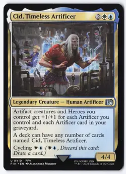 Cid, Timeless Artificer (0410) U FINAL FANTASY 410 NM - Image 1