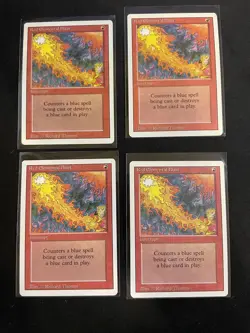 MtG 4x Red Elemental Blast Revised Magic the Gathering (Interrupt) - Image 1