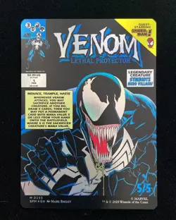 2025 Magic The Gathering MTG Marvel EN Borderless Eddie Brock Venom KM035 - Image 2