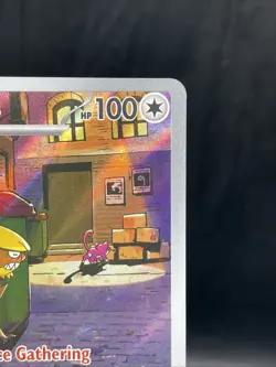 Pokemon Mega Evolution Gumshoos 153/132 Illustration Rare IR NM Full Art - Image 3