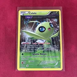 Pokemon TCG Celebi XY Black Star Promos XY93 Holo Promo pokemon card LP - Image 1