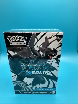 Black Bolt Pokemon (6 packs) Booster Bundle - BRAND NEW SEALED - Image 1