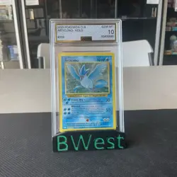 AGS Gem Mint 10 Articuno 009/034 Pokemon CLB 2023 - Image 1