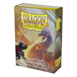 Japanese Matte Dual Lightning 60 ct Dragon Shield Sleeves YuGiOh - Image 1