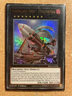Yu-Gi-Oh! Springans Ship - Exblowrer, Ultra Rare, BLVO-EN046, Ultra Rare, 1st Ed - Image 1