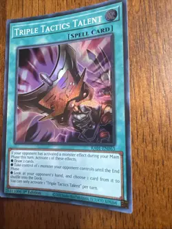 Triple Tactics Talent - RA01-EN063 - Super Rare - 1st Edition - Yugioh - Image 2