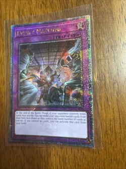 Evenly Matched Quarter Century Secret Rare - RA01-EN074 1st Edition NM Yugioh - Image 2