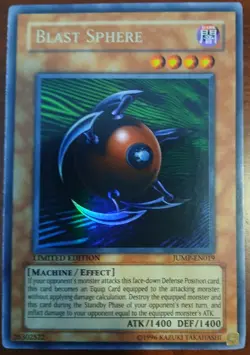 Yu-Gi-Oh! TCG Blast Sphere JUMP-EN019 Ultra Rare Shonen Jump Promo - Image 1