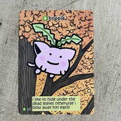 Pokiebubies V2 1st Edition V2 Hoppie 122 Derpy Pokemon Fan Art Card Set 2 Hoppip - Image 1