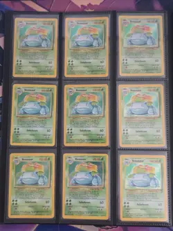 POKEMON VENUSAUR BASE SET + BASE 2 + SHADOWLESS 15/102 HOLO RARE CARD LOT OF 14 - Image 1