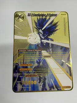 SS2SonGohan Z Flghert Metal Dragon Ball Card-Collectible Gift Display Toys - Image 1