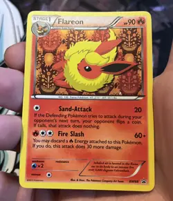 Flareon BW88 HOLO Black Star Promo Sylveon Collection Pokemon Card - Image 2