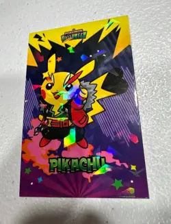 Pokemon 2024 Card Database Halloween Set Pikachu #3 Cracked Holo Peru US Seller - Image 1
