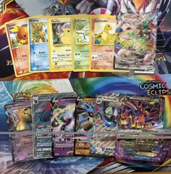Pokemon Card Full Art Alt Art Promo Jumbo Fire Charizard Espeon Snorlax - Image 1