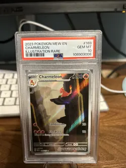 Pokemon TCG Charmeleon Scarlet Violet-151 Illustration Rare Card 169/165 PSA 10 - Image 2