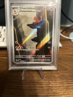 Pokemon TCG Charmeleon Scarlet Violet-151 Illustration Rare Card 169/165 PSA 10 - Image 3