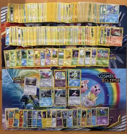 Vintage Pokemon Card Lot Holo Etc MP-Damaged Mew Blastoise Vaporeon Fire 550+ - Image 1