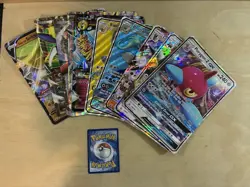 Jumbo Pokemon Card Lot Of 10 Raichu, Diancie, Hoopa, Primarina, Lycanroc, Bewear - Image 1