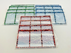 Lot of (12) Pokemon Paldean Fates 3-Card Magentic Acrylic Display Slabs - Image 1