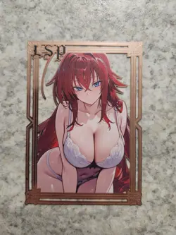Goddess Story Rias Serialized Metal Card - Image 1