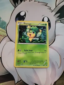 Pansage BW11 Holo Rare Black & White Black Star Promo Pokemon Card W14 - Image 1