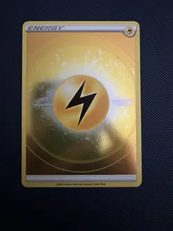 Pokemon Crown Zenith Lightning Energy Holo Card - Image 1