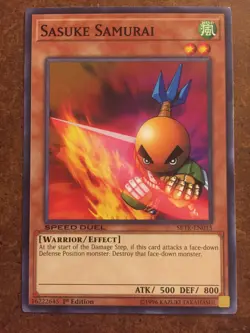 Sasuke Samurai SBTK-EN015 Yugioh Speed Duel Trading Card - Image 1