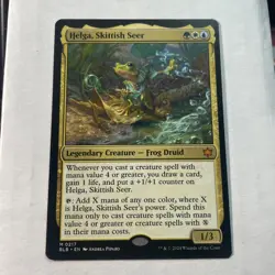 Magic: The Gathering Cards | Helga, Skittish Seer #217 Bloomburrow - NM - Image 1
