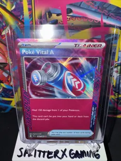 Poke Vital A Ace Spec Pokemon Item Trainer Card Shrouded Fable SFA 062 - Image 1