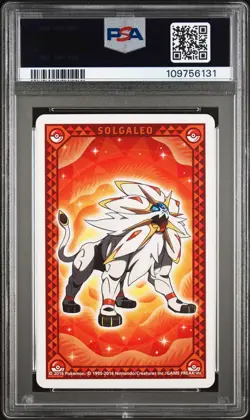 2016 POKEMON SUN PLAYING CARDS QUEEN OF HEARTS EXEGGUTOR PSA 9 - Image 2
