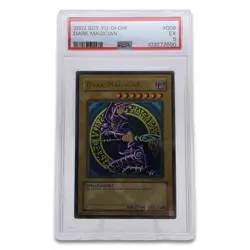 2002 Yu-Gi-Oh! Dark Magician SDY-006 Starter Deck Yugi PSA 5 EX Graded Card Mage - Image 1