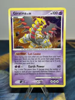 Giratina Lv. 55 9/127 Holo Foil Rare Platinum 2009 Pokemon Card HP - Image 1