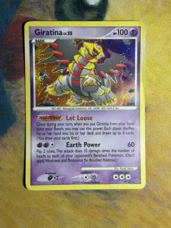 Giratina Lv. 55 9/127 Holo Foil Rare Platinum 2009 Pokemon Card HP - Image 2