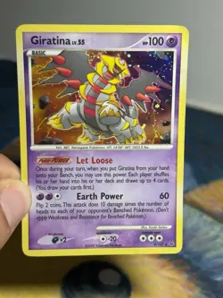 Giratina Lv. 55 9/127 Holo Foil Rare Platinum 2009 Pokemon Card HP - Image 3