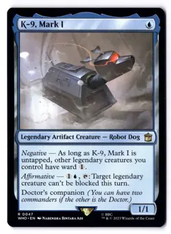 K-9, Mark I NM* Universes Beyond: Dr. Who ENGLISH 0047 mtg -UnltdCards - Image 1