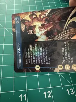 Summon: Valefor (Borderless Foil) Commander: Final Fantasy - Magic MTG NM R 0197 - Image 3