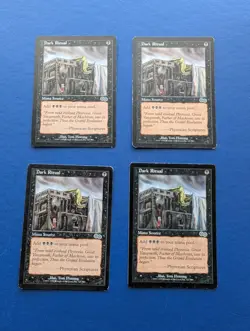 MTG Dark Ritual X4: Urza's Saga #127 - EX - Image 1