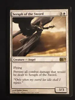 1x Seraph of the Sword (31) Core Set 2014 M14 LP MTG Magic the Gathering x1 MKE - Image 1