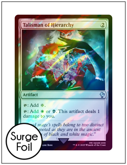 1x Talisman of Hierarchy, Surge Foil, Final Fantasy, Magic MTG NM - Image 1