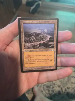 Winding Canyons - MTG - Weatherlight - Magic the Gathering LP/MP - Image 1