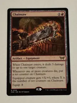 MTG Chainsaw - Duskmourn: House Of Horror LP - Image 1
