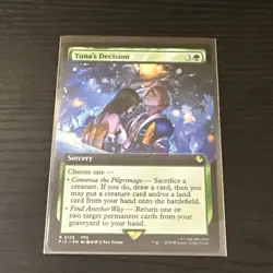 Yuna’s Decision 125 - Magic: Final Fantasy MTG - Extended Art - Rare - NM/M - Image 1