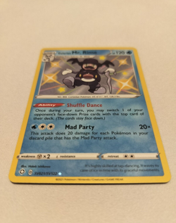 Pokemon TCG Galarian Mr. Rime Shining Fates SV021/SV122 Holo Shiny Holo Rare NM - Image 1