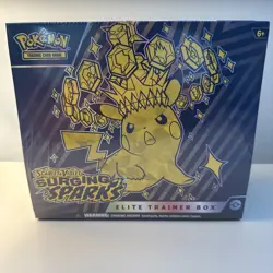 Pokemon Scarlet & Violet Surging Sparks ETB Elite Trainer Box NEW Factory Sealed - Image 1